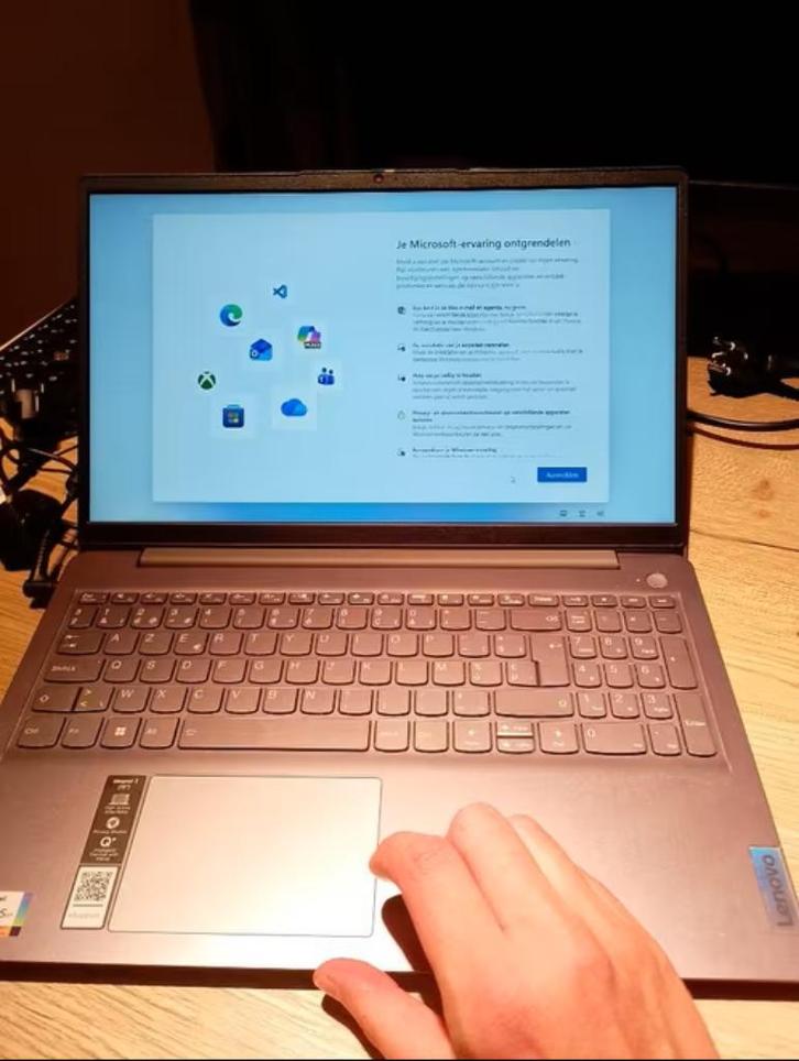 Lenovo IdeaPad 3 (Azerty - Intel Core i7 - 16GB - 15.6 inch), Computers en Software, Windows Laptops, Zo goed als nieuw, 15 inch