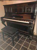 Piano Droit Hautrive, Muziek en Instrumenten, Piano's, Ophalen, Gebruikt, Zwart, Piano