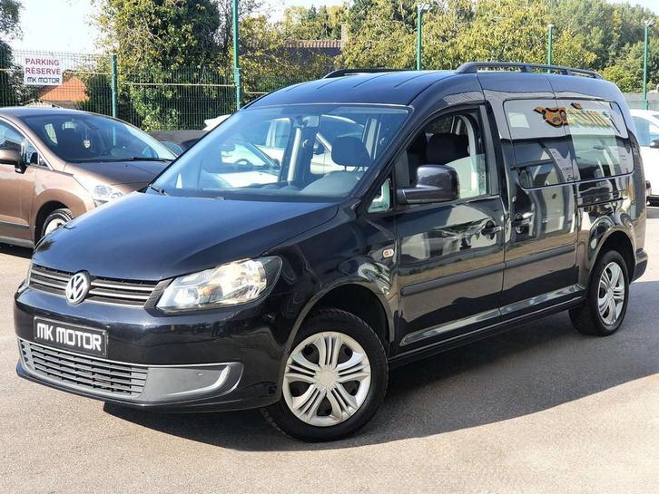 Volkswagen Caddy 🟢1.2 ESSENCE 105CV DOUBLE CABINE - 5 PLA, Auto's, Volkswagen, Bedrijf, Te koop, Overige modellen, ABS, Airbags