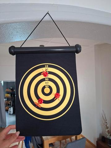 Dubbelzijdig magnetisch dartbord (puntenspel), Kinderen en Baby's, Ophalen, Gebruikt