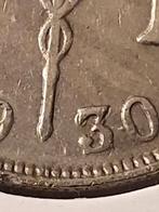 2 frank type Bonnetain Albert 1 1930/20 VL zeer fraai staat, Enlèvement ou Envoi, Autre, Monnaie en vrac