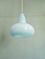 Space Age hanglamp in blauwe opaline, Peill & Putzler, 1970, Ophalen of Verzenden