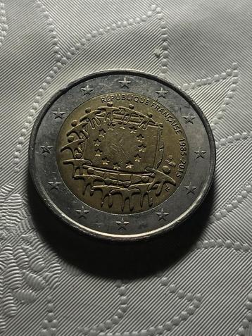 Gebruikte herdenkingsmunt van 2 euro 2015 Eurozone Frankrijk beschikbaar voor biedingen