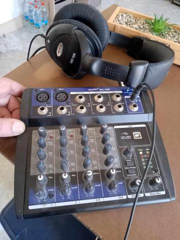 Wharfedale Pro CONNECT802 USB - Mini table de mixage 8 entré, Musique & Instruments, Enlèvement ou Envoi, Utilisé, 5 à 10 canaux