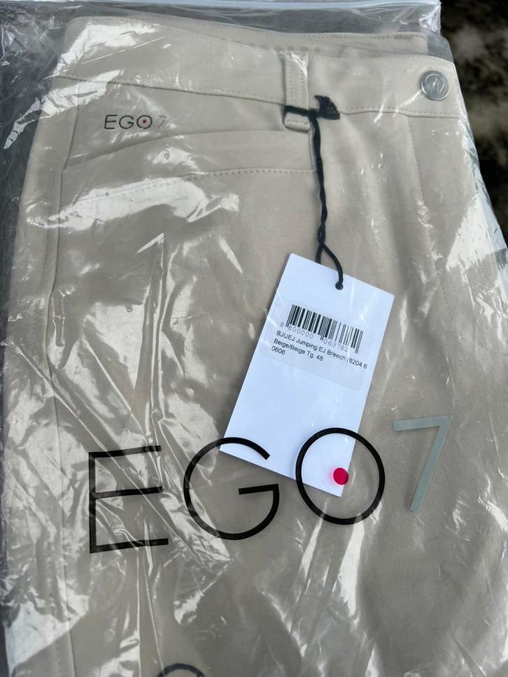 EGO7 Jumping EJ rijbroek beige maat IT 48 ( EU 46/US 34), Dieren en Toebehoren, Paarden en Pony's | Overige Paardenspullen, Zo goed als nieuw