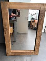 Eiken spiegel met oud geslepen glas, 50 à 100 cm, Enlèvement ou Envoi