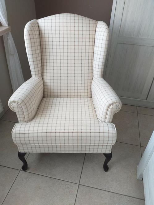 Zetel met hoge rug., Huis en Inrichting, Fauteuils, Zo goed als nieuw, Ophalen of Verzenden