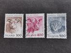 Islande 1982 - animaux domestiques - vache, chat, mouton, Timbres & Monnaies, Timbres | Europe | Scandinavie, Affranchi, Enlèvement ou Envoi