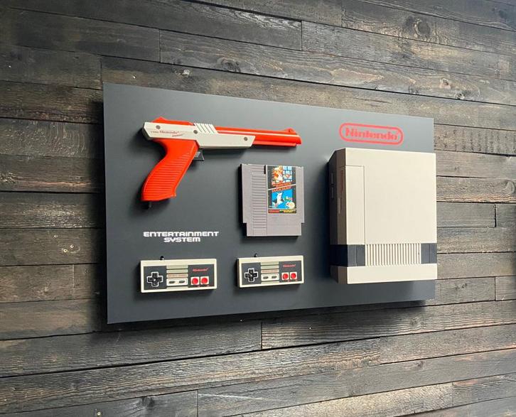 Wanddisplay voor Nintendo NES. Uniek!!!, Games en Spelcomputers, Spelcomputers | Nintendo NES, Nieuw, Zonder controller, Ophalen of Verzenden