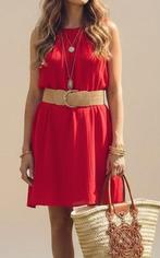 rode jurk van mango, Mango, Ophalen of Verzenden, Zo goed als nieuw, Maat 34 (XS) of kleiner