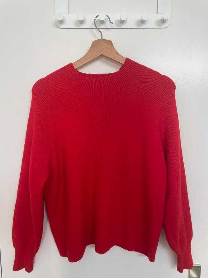 Rode mangotrui voor dames, Kleding | Dames, Truien en Vesten, Zo goed als nieuw, Maat 36 (S), Rood, Ophalen of Verzenden