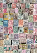 lot van 100 oude postzegels van Belgie ,, zie foto"s ;; ook, Met stempel, Verzenden, Gestempeld, Gestempeld