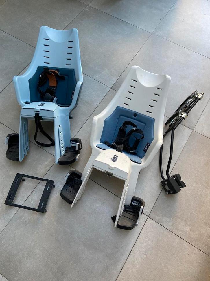 Fietsstoelen Bobike - 2 voor de prijs van 1/2, Fietsen en Brommers, Fietsaccessoires | Fietsstoeltjes, Zo goed als nieuw, Ophalen