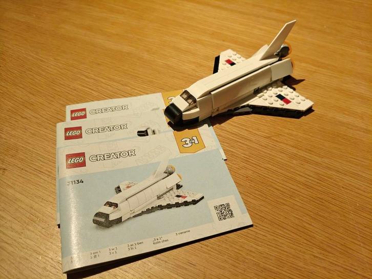 Lego Creator 3in1 31134 Space Shuttle, Kinderen en Baby's, Speelgoed | Duplo en Lego, Zo goed als nieuw, Lego, Ophalen of Verzenden