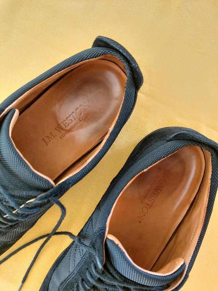 J.M. WESTON en daim 7,5 D, Kleding | Heren, Schoenen, Gedragen, Overige typen, Zwart, Ophalen of Verzenden