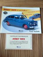 Dinky ATLAS fascicule+ certificaat _ Ford Vedette _ ref. 24Q, Ophalen of Verzenden, Nieuw, Overige typen, Dinky Toys