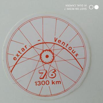 Vintage sticker/sticker van de Tour de France. beschikbaar voor biedingen