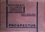 Prospectus pensionaat SINT NIKLAAS., Ophalen of Verzenden