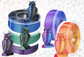 JAYO Nieuwe 3D filament SILK PLA+ plus dual color  beschikbaar voor biedingen