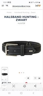 Nieuwe halsband leder zwart, Ophalen of Verzenden, Zo goed als nieuw