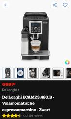 Volautomatische koffiemachine Delonghi Cappuccino, Elektronische apparatuur, Ophalen, Afneembaar waterreservoir, Gebruikt, 10 kopjes of meer