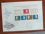 Duitsland Bund omslag met reeks blok  Beethoven 1959, Envoi, RFA, Affranchi