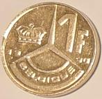 Pièce de 1 franc belge en métal doré, Enlèvement, Plaqué or, Monnaie en vrac