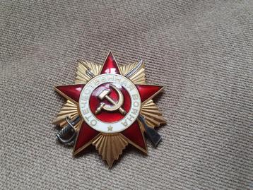 Originele USSR Soviet Orde Vaderlandse oorlog 1e klasse 