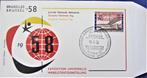 FDC - EXPO 1958 TE BRUSSEL- DAGEN VAN DUITSLAND, Postzegels en Munten, Ophalen of Verzenden, Gestempeld, 1e dag stempel, Gestempeld