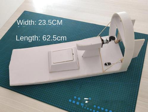 Airboat-Snowglider 625mm KIT PP-Foam + Electronica | NIEUW, Hobby en Vrije tijd, Modelbouw | Boten en Schepen, Nieuw, Ophalen of Verzenden