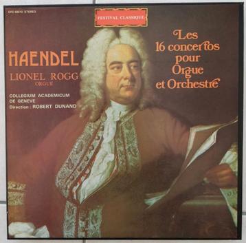 HAENDEL - Lionel Rogg orgue - Les 16 concertos - 4 disques, Enlèvement ou Envoi, Comme neuf