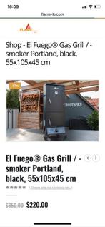 Gasbarbecue, merk El Fuego, Zo goed als nieuw