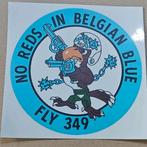 349 SQN F-16 Kleine Brogel Sticker, Verzamelen, Ophalen of Verzenden, Luchtmacht, Embleem of Badge
