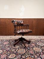 NIEUW! Klassiek Engels Chesterfield Bureaustoel, Ophalen of Verzenden