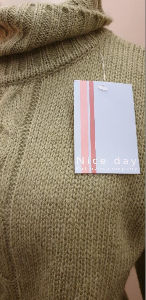 NIEUW artikel : Nice day sweater - Maat S, Kleding | Dames, Truien en Vesten, Nieuw, Maat 36 (S), Groen, Ophalen of Verzenden