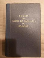 Origines des noms de familes en Belgique, Boeken, Ophalen of Verzenden
