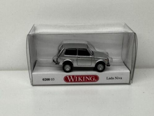LADA 4x4 Niva Silver Edition 1/87 HO WIKING Neuf + Boite, Hobby & Loisirs créatifs, Voitures miniatures | 1:87, Neuf, Voiture