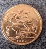 Gouden soeverein 1904 — Edward VII 1904, Postzegels en Munten, Ophalen of Verzenden, Overige landen, Goud