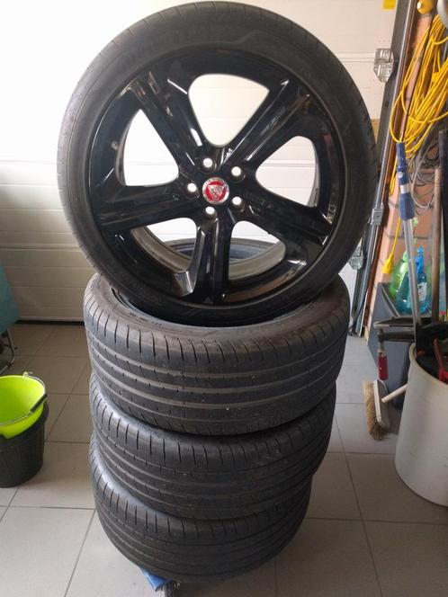 ORIGINELE JAGUAR zwarte VELGEN EN banden, Auto's, Jaguar, Particulier, XF, Ophalen