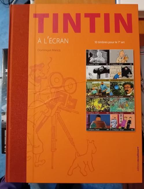 Kuifje op het scherm, 10 postzegels voor de 7e kunst, Angoul, Boeken, Stripverhalen, Nieuw, Meerdere stripboeken, Ophalen of Verzenden