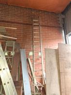 Ladder 32 treden, Doe-het-zelf en Bouw, Ladders en Trappen, Ophalen, Gebruikt, Ladder, 4 meter of meer