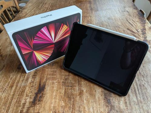 iPad Pro 11" 512 GB WiFi+5G/Apple Pencil/hoesje, Computers en Software, Apple iPads, Zo goed als nieuw, Apple iPad Pro, Wi-Fi en Mobiel internet