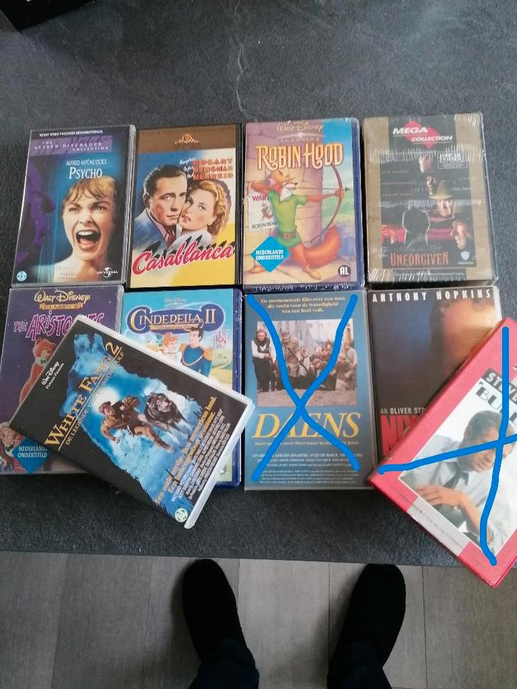 Vhs 8 stuks geseald., Cd's en Dvd's, VHS | Film, Nieuw in verpakking, Thrillers en Misdaad, Ophalen of Verzenden
