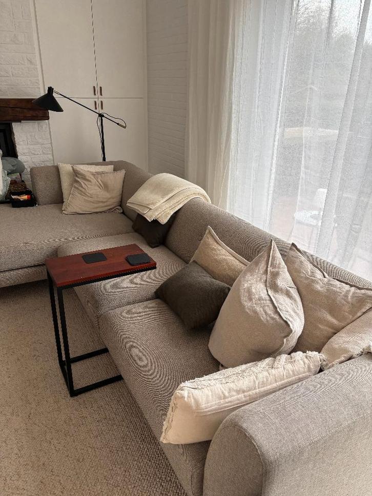 Zetel - Sofacompany, Maison & Meubles, Canapés | Salons, Comme neuf, Quatre personnes ou plus, 300 cm ou plus, 100 à 125 cm, Bois