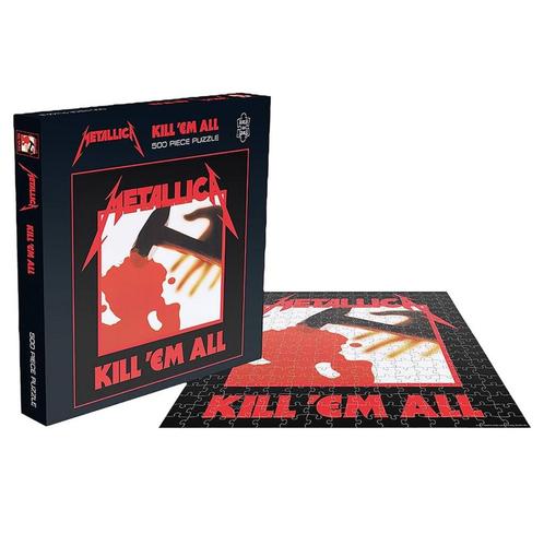 Metallica – Kill em All puzzel 500 stukjes Nieuw Rocksaws, Hobby en Vrije tijd, Denksport en Puzzels, Nieuw, Legpuzzel, 500 t/m 1500 stukjes