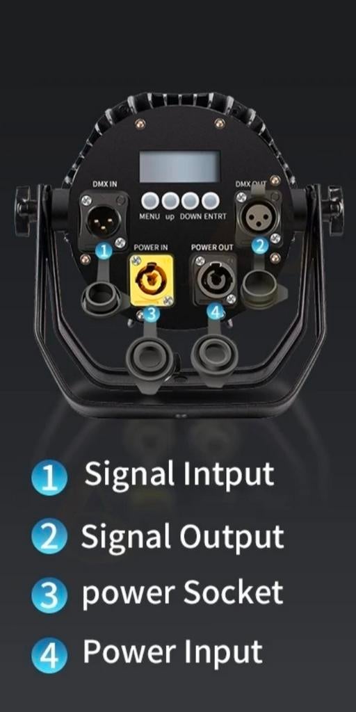 Led par IP65 7 x 18 watt RGBWAUV, Ophalen of Verzenden, Nieuw