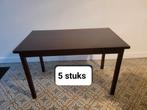 Tafels 5 stuks, Ophalen, Gebruikt