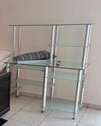 Bureau in glas, Huis en Inrichting, Bureaus, Ophalen, Bureau