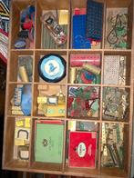 Mécano en caisses en bois avec catalogues, Antiquités & Art, Enlèvement ou Envoi