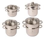 Ensemble de casseroles à couscous Galya 4L, 6L, 8L, 12L, Maison & Meubles, Cuisine | Casseroles & Poêles, Enlèvement, Neuf, Inox